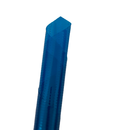 Blue Perforated Tinted PVC Marine Clear Vinyl Fabric - Fashion Fabrics LLC