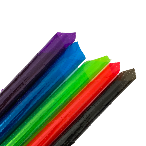 Purple Perforated Tinted PVC Marine Clear Vinyl Fabric - Fashion Fabrics LLC