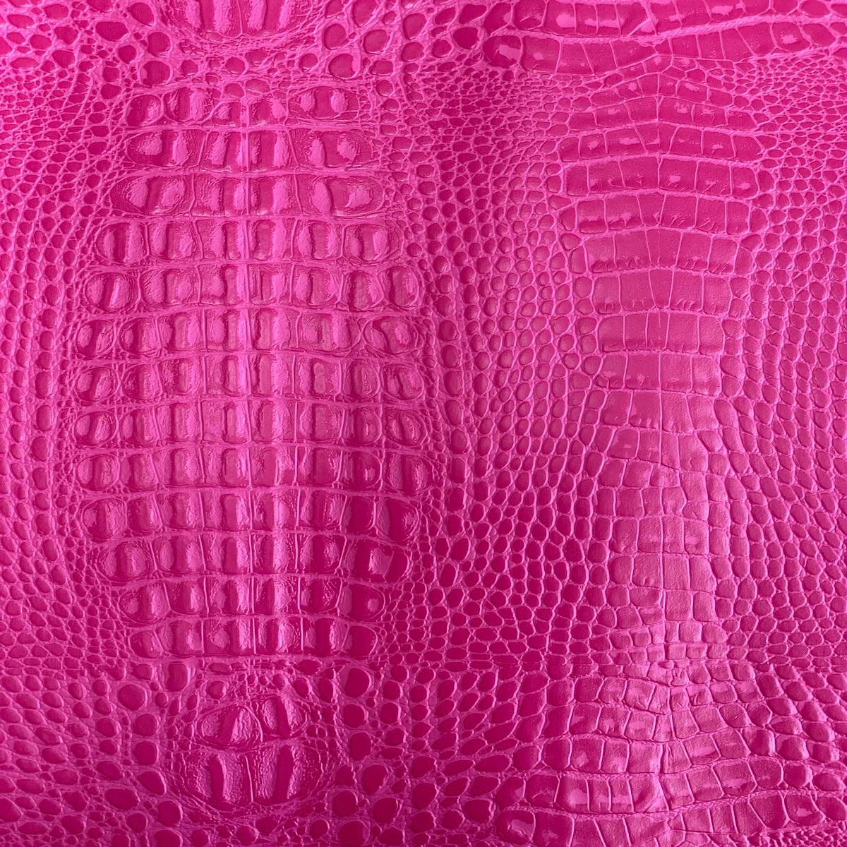 Fuchsia Marine Gator Vinyl Fabric - Fashion Fabrics LLC