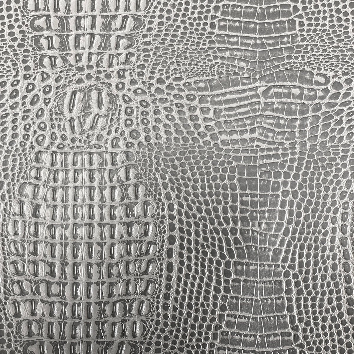 Charcoal Gray Marine Gator Vinyl Fabric - Fashion Fabrics LLC