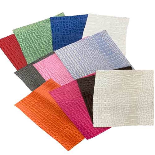 Royal Blue Marine Gator Vinyl Fabric - Fashion Fabrics LLC