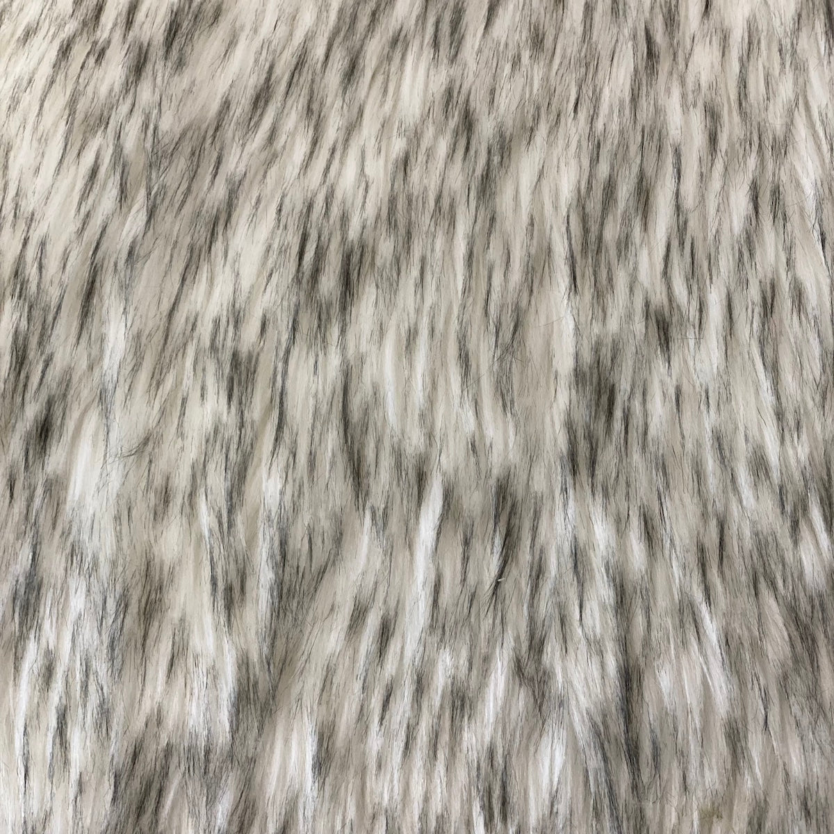 Black Frost Tipped Husky Faux Fur Fabric - Fashion Fabrics LLC