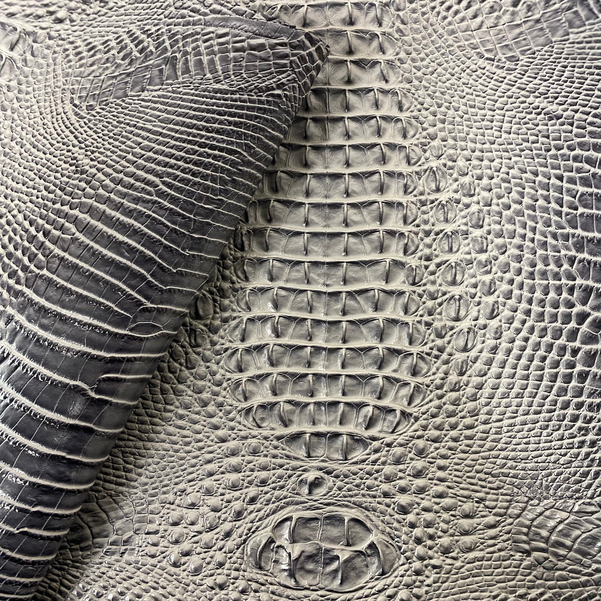 White  3D Embossed Gator Faux Leather Vinyl Fabric – Fashion Fabrics  LLC