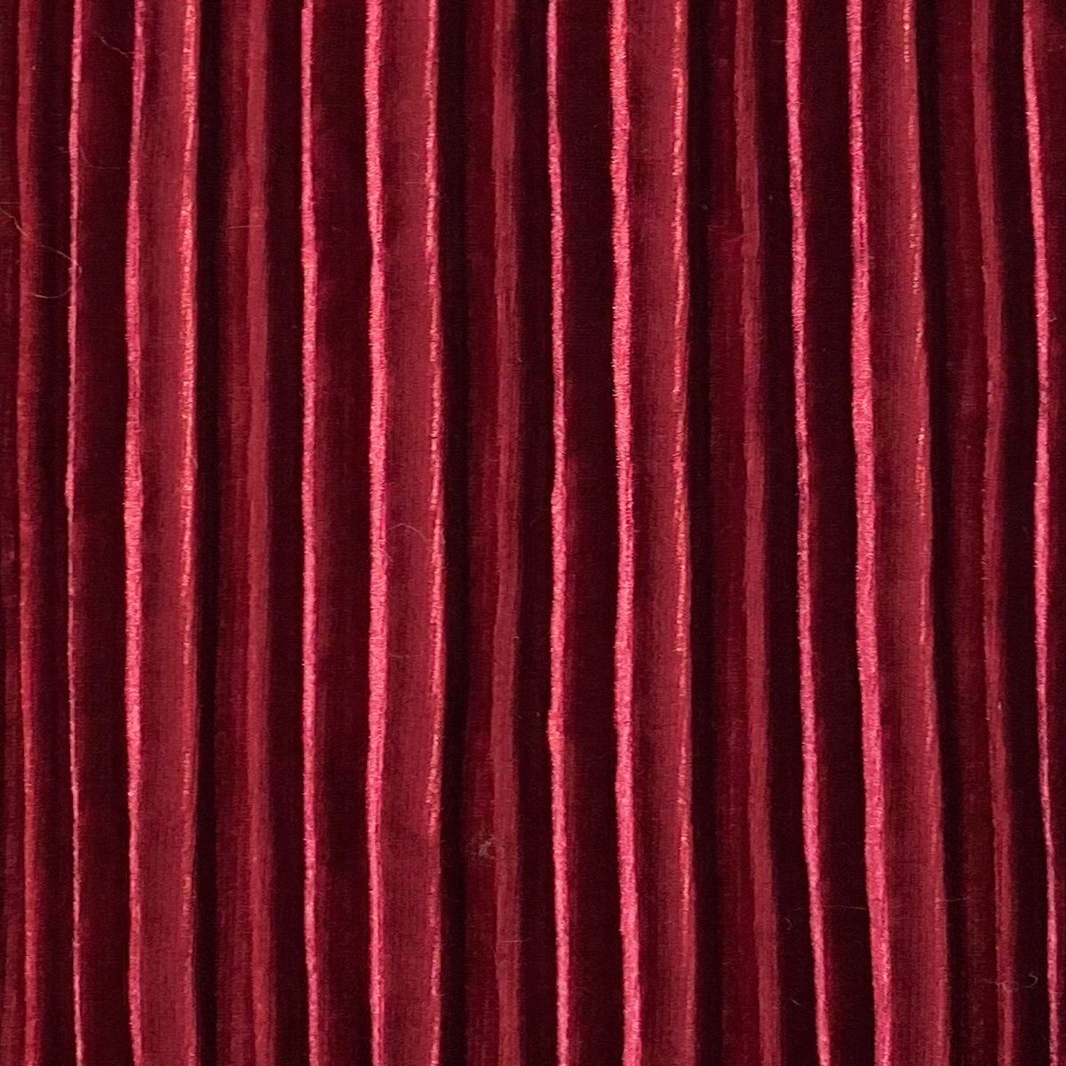 Maroon Red Pleated Stretch Velvet Fabric - Fashion Fabrics LLC