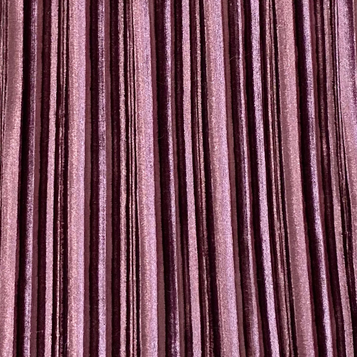 Mauve Pink Pleated Stretch Velvet Fabric - Fashion Fabrics LLC