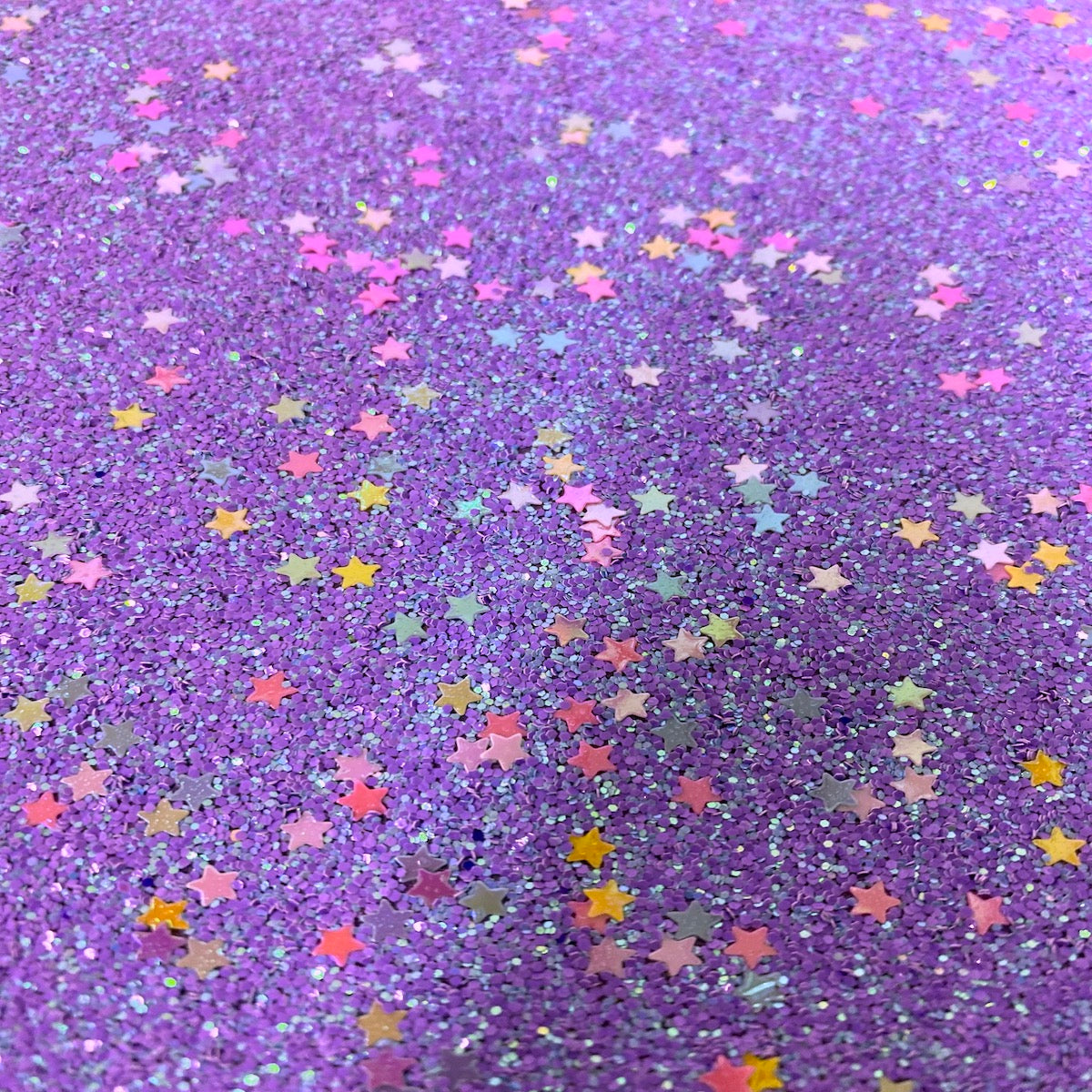 Lavender Iridescent Stardust Glitter Vinyl Fabric - Fashion Fabrics LLC