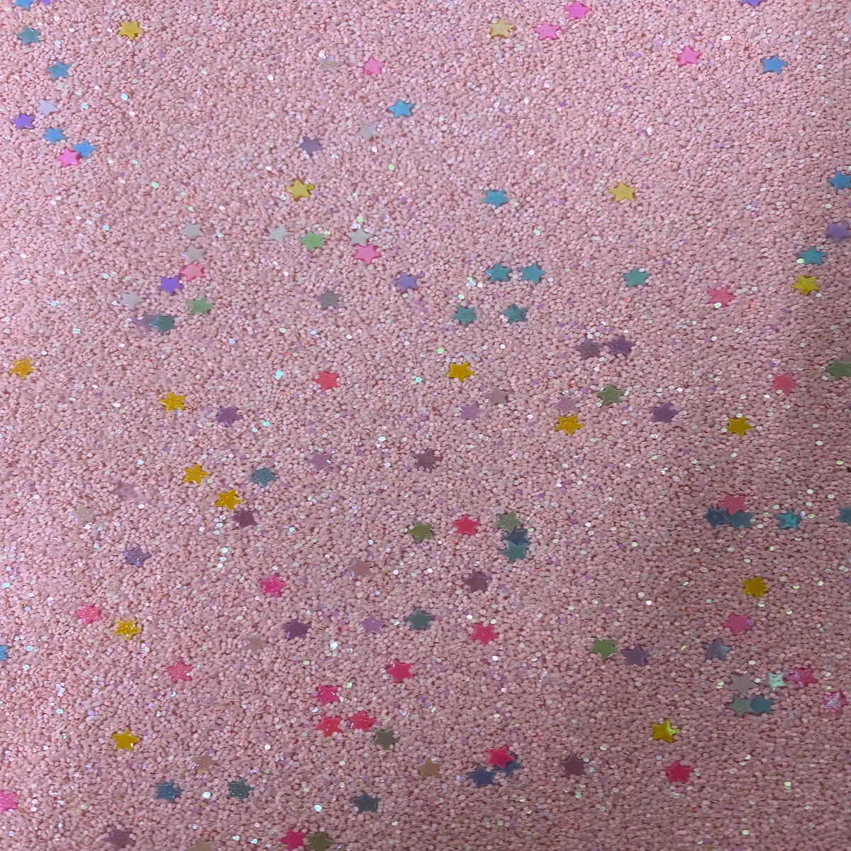 Dusty Pink Iridescent Stardust Glitter Vinyl Fabric - Fashion Fabrics LLC