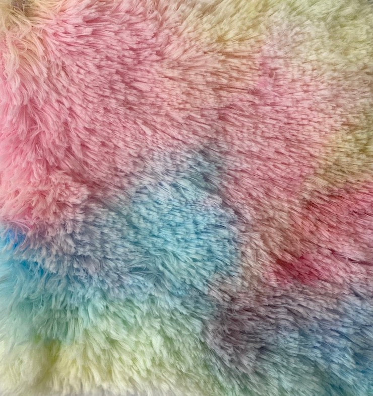 Faux Fur Fabric - Multi-Color Decoration Soft Furry Fabric - 60 Wide Sold  By The Yard (Choose The Size)