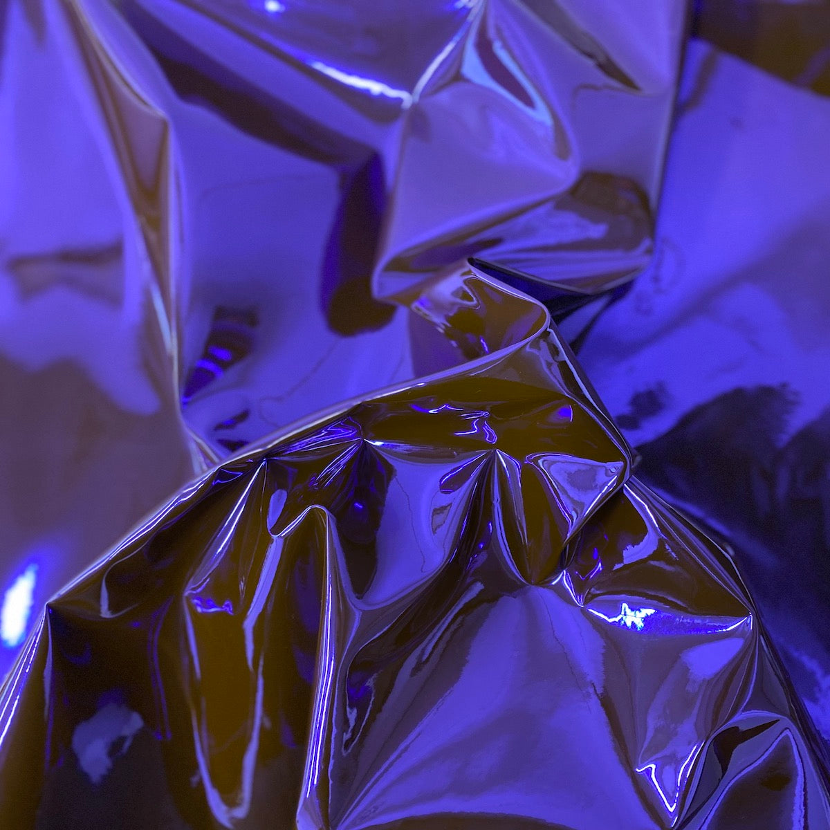 Purple Chrome Reflective Mirror Vinyl Fabric - Fashion Fabrics LLC