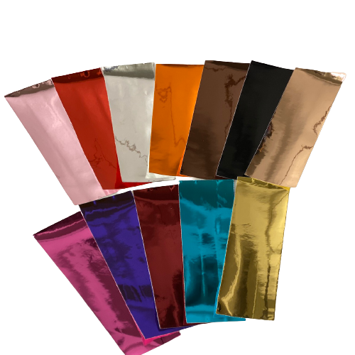 Purple Chrome Reflective Mirror Vinyl Fabric - Fashion Fabrics LLC