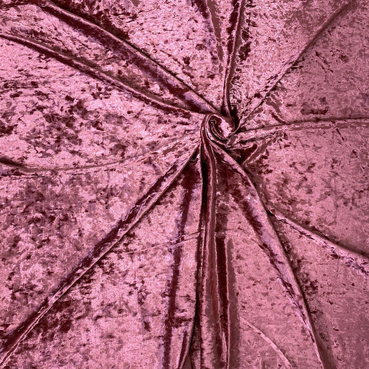 Dusty Rose Pink Crushed Stretch Velvet Fabric - Fashion Fabrics LLC