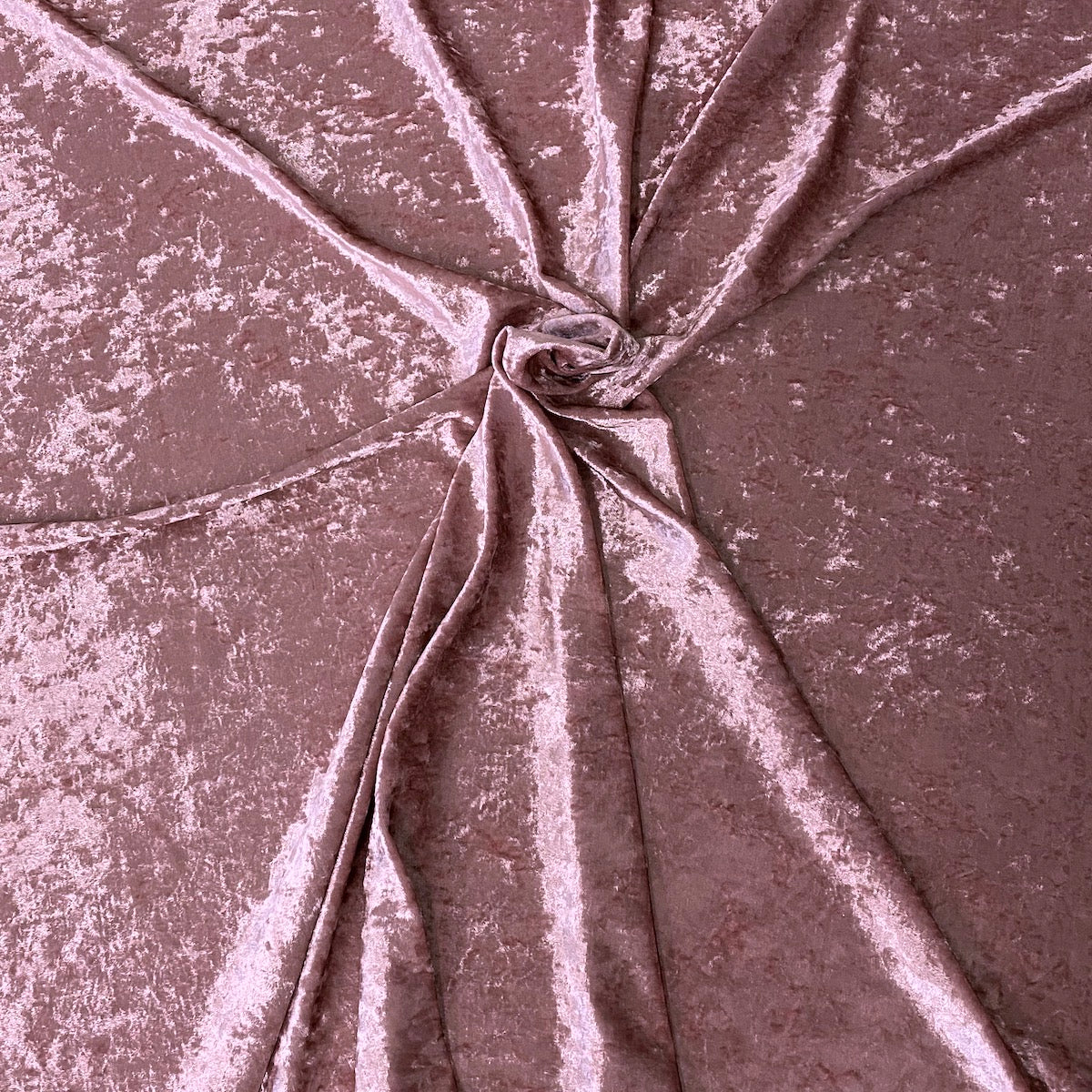 Mauve Pink Crushed Stretch Velvet Fabric - Fashion Fabrics LLC
