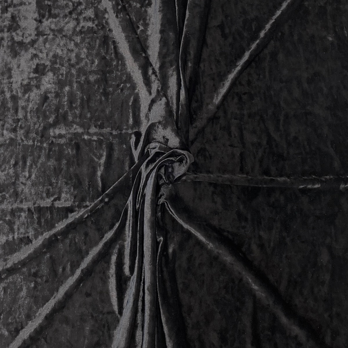 Black Crushed Stretch Velvet Fabric - Fashion Fabrics LLC