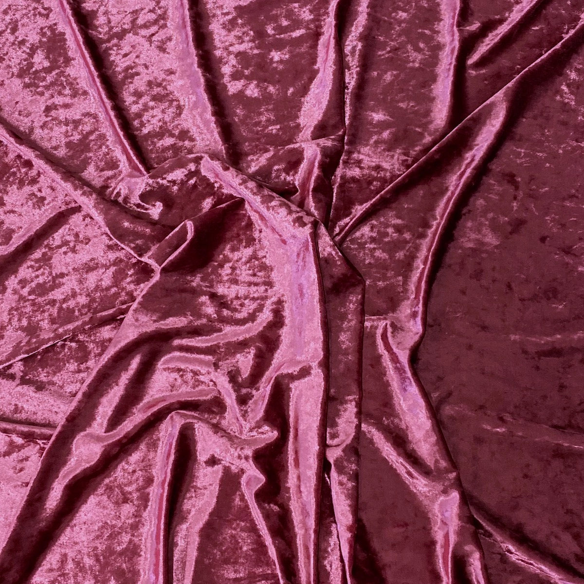 Dusty Rose Crushed Stretch Velvet Fabric - Fashion Fabrics LLC
