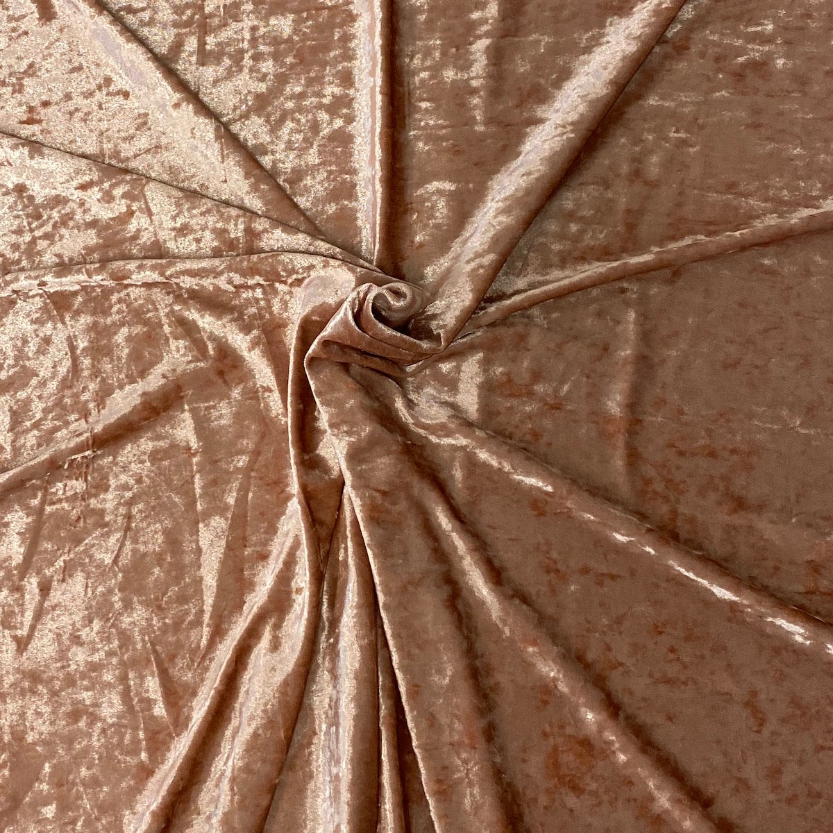 Dusty Mauve Pink Crushed Stretch Velvet Fabric - Fashion Fabrics LLC