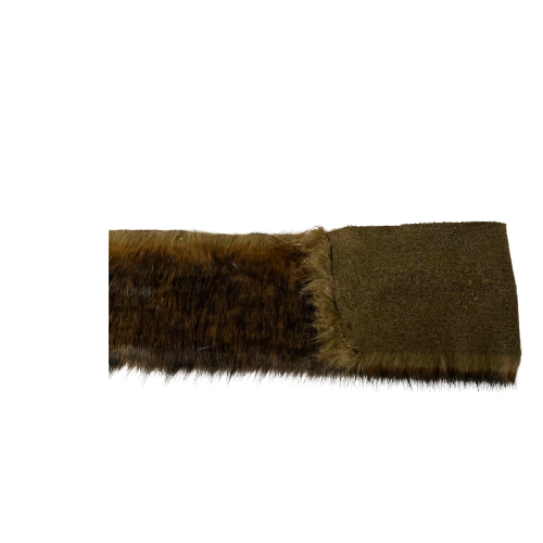 Caramel Brown Wolf Faux Fur Fabric - Fashion Fabrics LLC