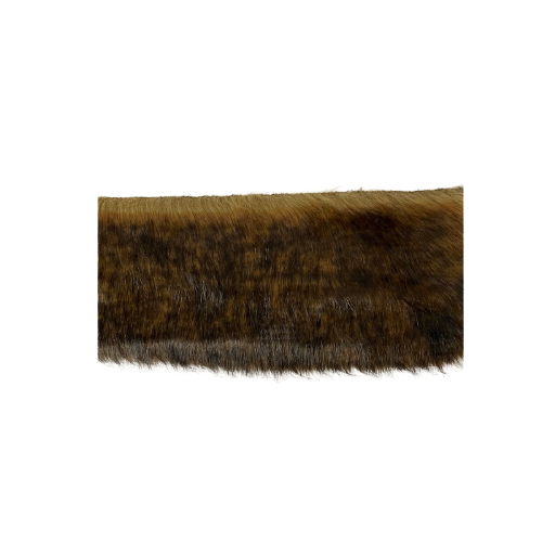Caramel Brown Wolf Faux Fur Fabric - Fashion Fabrics LLC