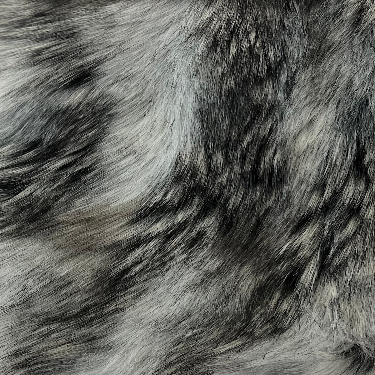 Arctic Gray Wolf Faux Fur Fabric - Fashion Fabrics LLC