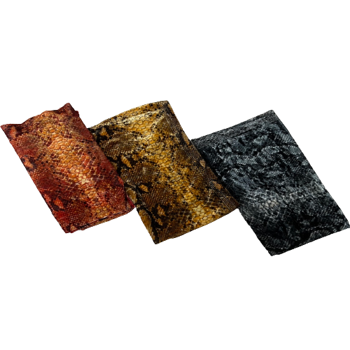 Fire Red Snakeskin Printed Stretch Velvet Fabric - Fashion Fabrics LLC