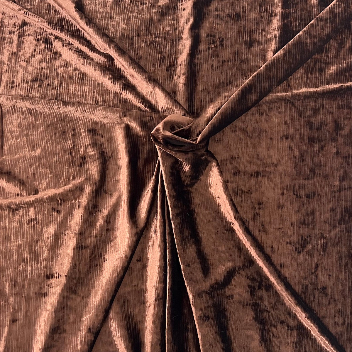 Brown Corduroy Stretch Velvet Fabric - Fashion Fabrics LLC