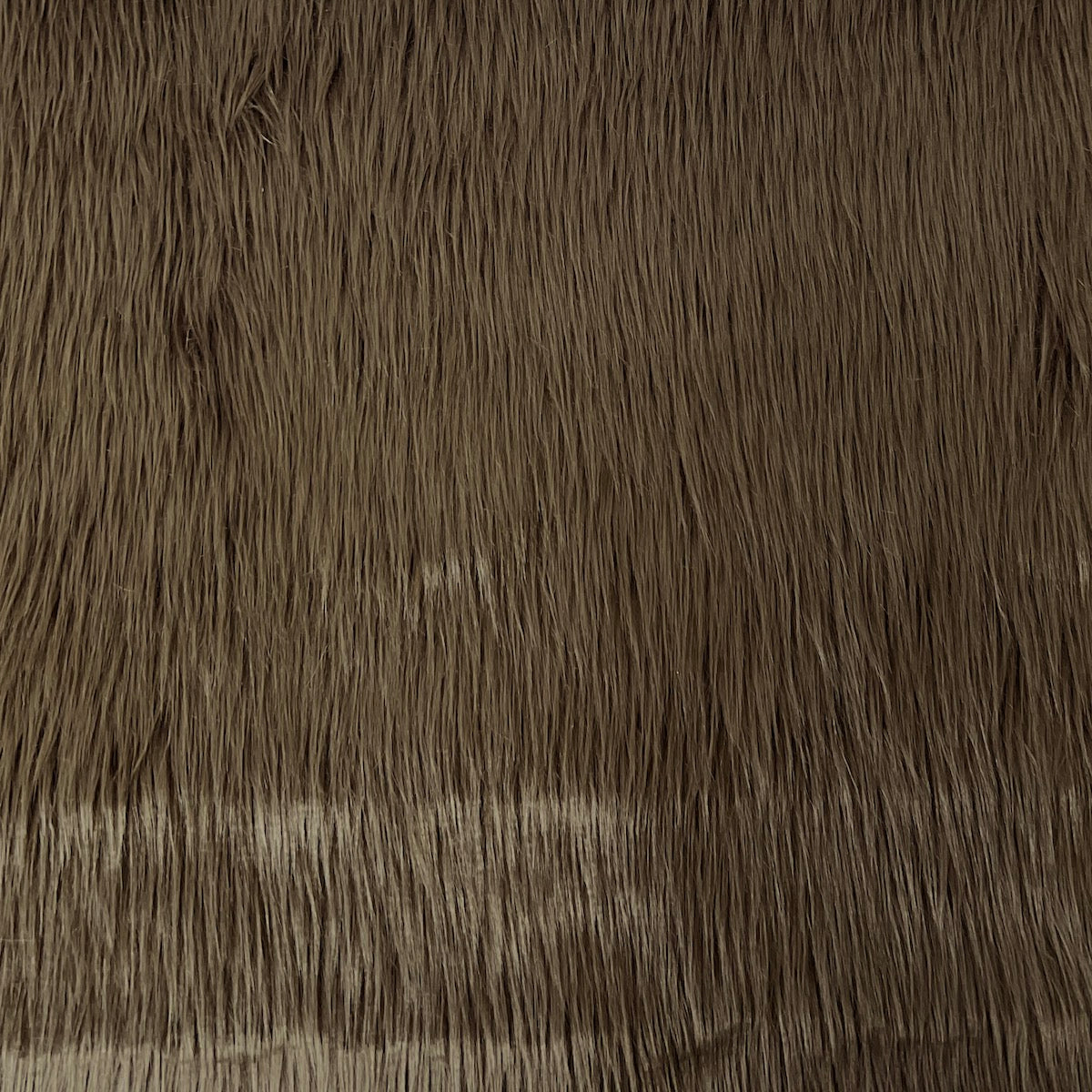 Chocolate Brown Luxury Long Pile Shaggy Faux Fur Fabric - Fashion Fabrics LLC
