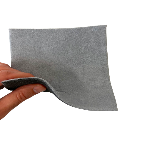 Gray Luxury Stretch Suede Foam Backed Headliner Fabric - Fashion Fabrics LLC