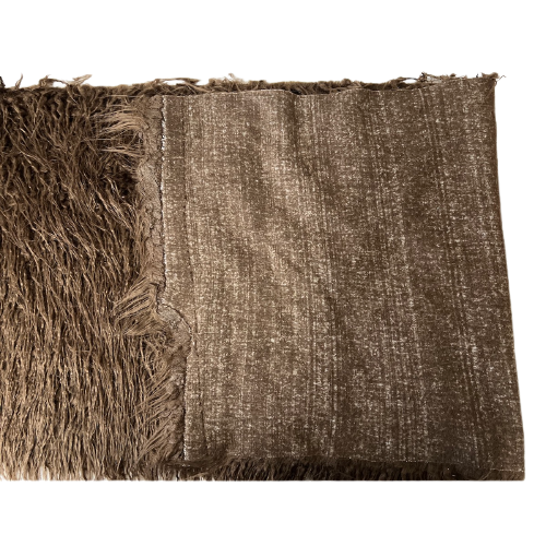 Brown Mongolian Long Pile Faux Fur Fabric - Fashion Fabrics LLC