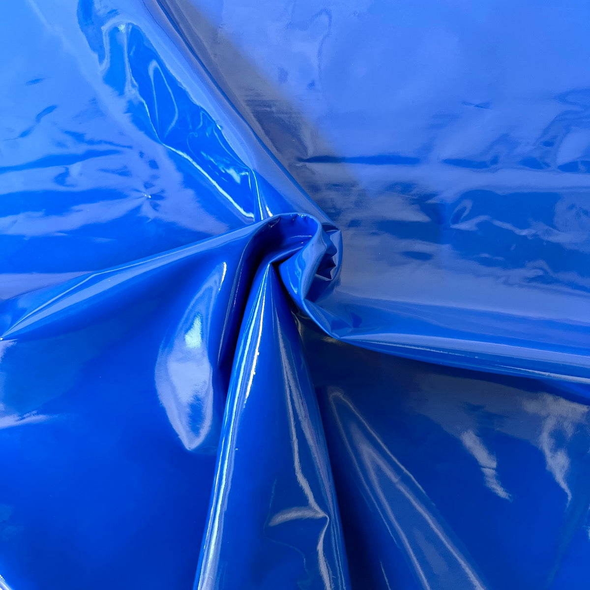 Royal Blue Faux Patent Leather Apparel Vinyl Fabric - Fashion Fabrics LLC