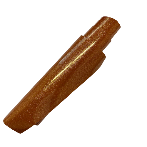 Orange Sparkle Glitter Vinyl Fabric - Fashion Fabrics LLC