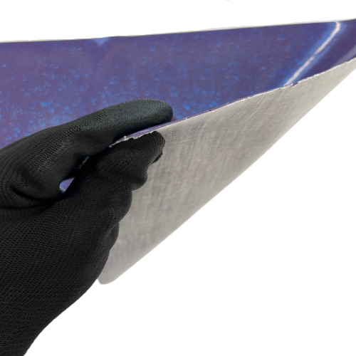 Lavender | Blue Sparkle Glitter Vinyl Fabric - Fashion Fabrics LLC