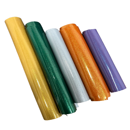 Gold Sparkle Glitter Vinyl Fabric - Fashion Fabrics LLC