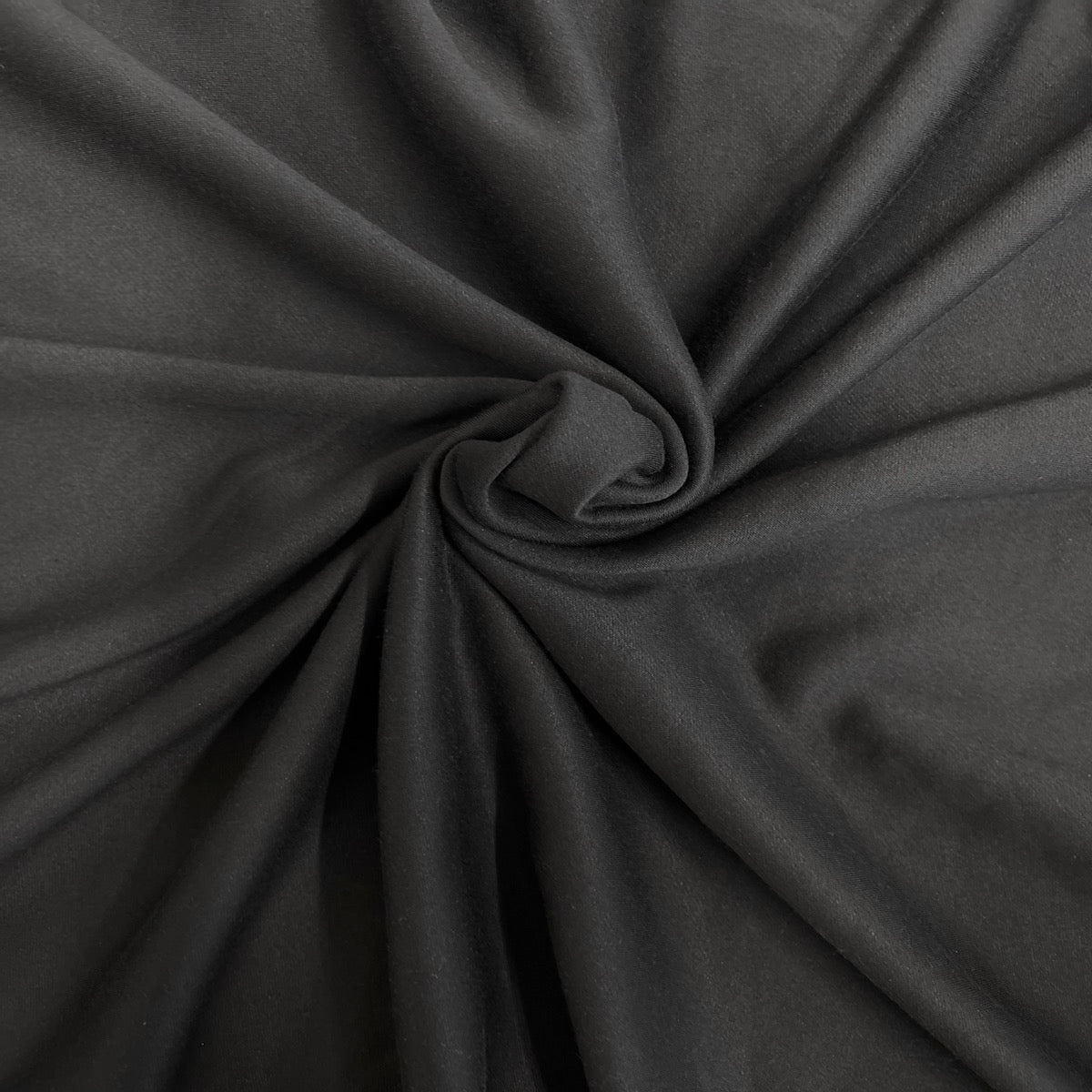 Black Sweater Knit Fleece Fabric - Fashion Fabrics LLC
