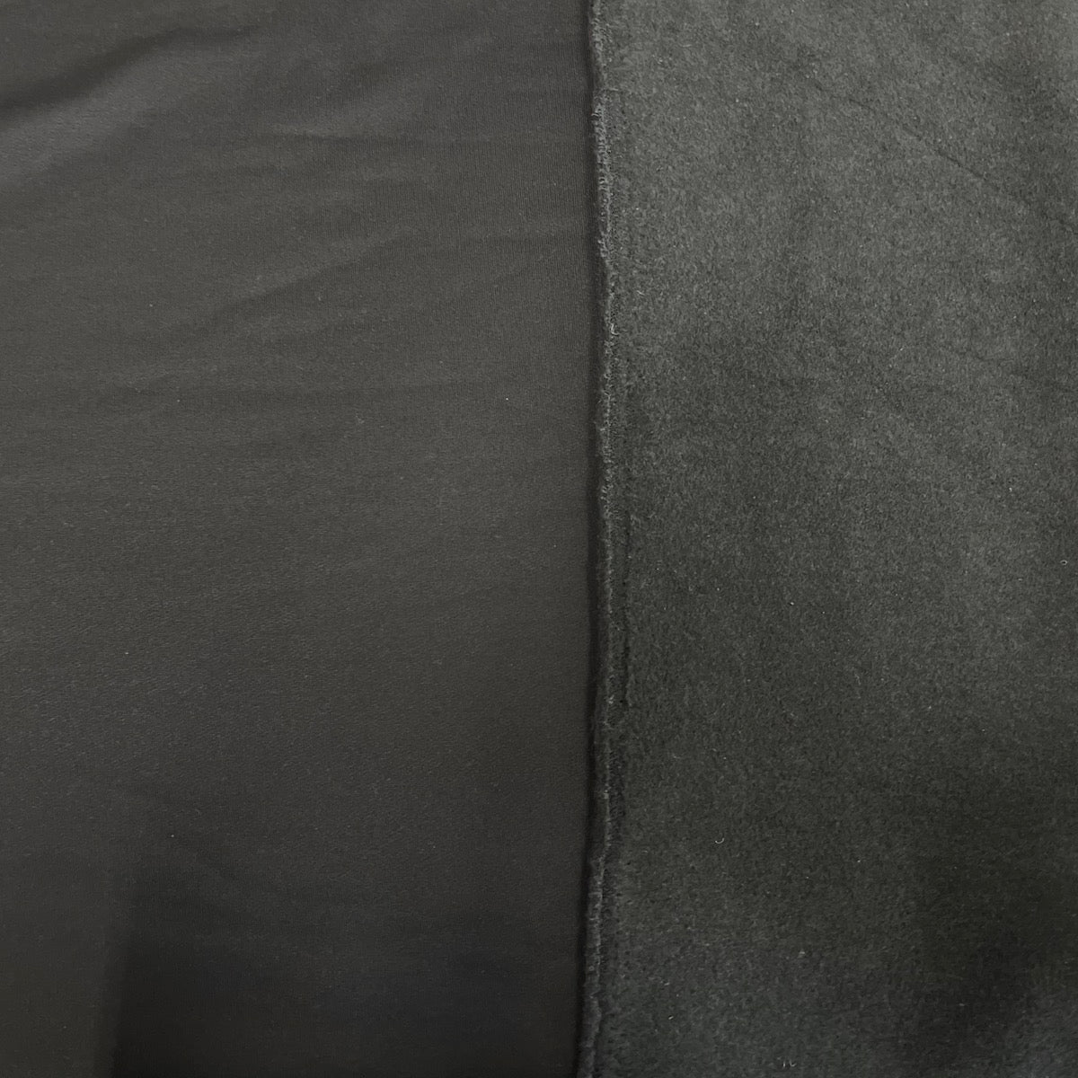 Black Sweater Knit Fleece Fabric - Fashion Fabrics LLC
