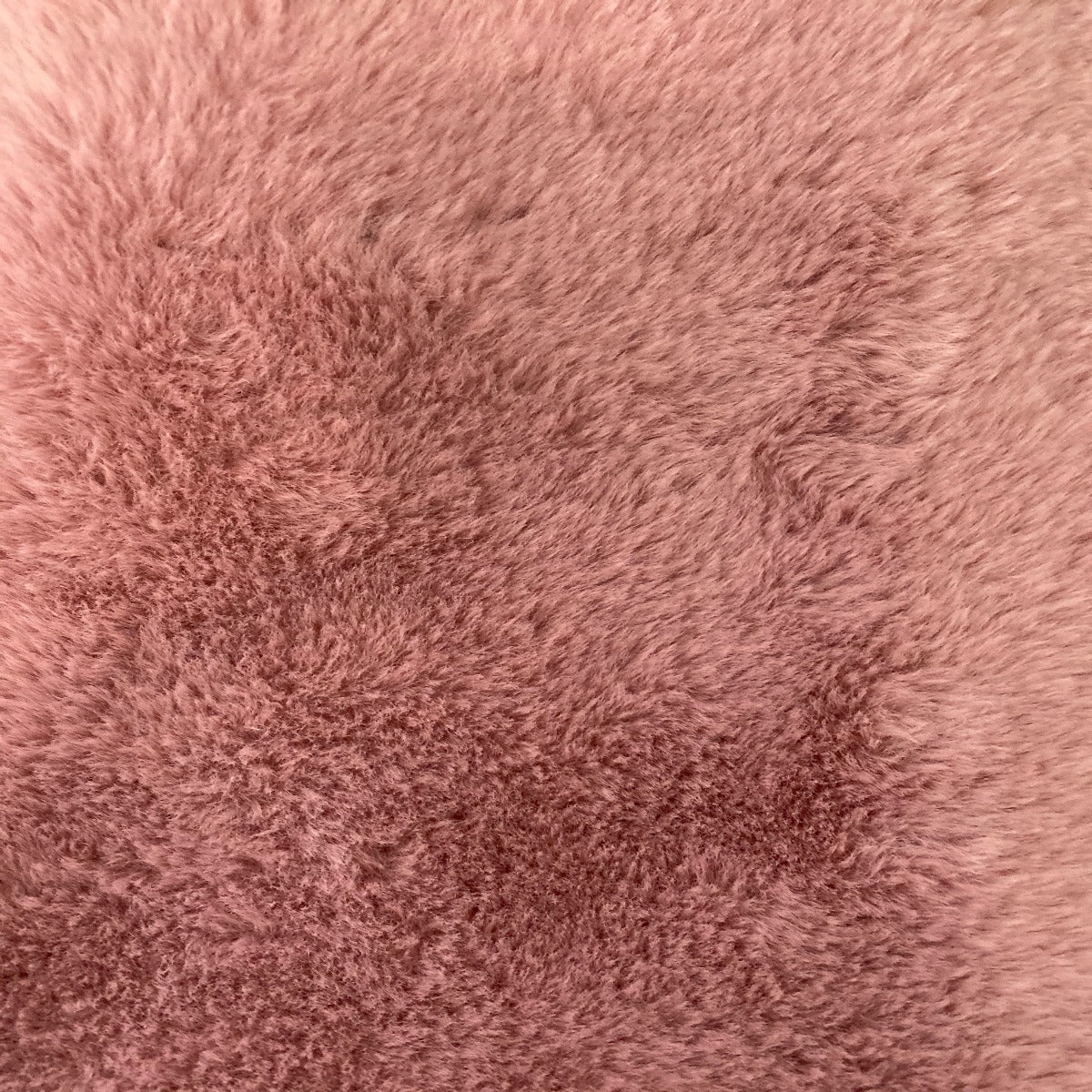 Mauve Pink Rabbit Soft Cuddle Faux Fur Fabric - Fashion Fabrics Los Angeles