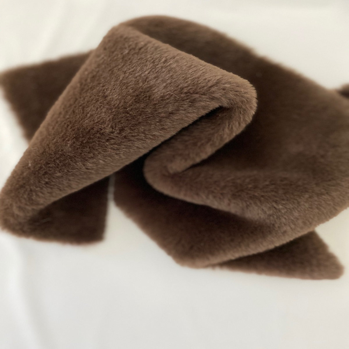 Brown Rabbit Soft Cuddle Faux Fur Fabric - Fashion Fabrics Los Angeles