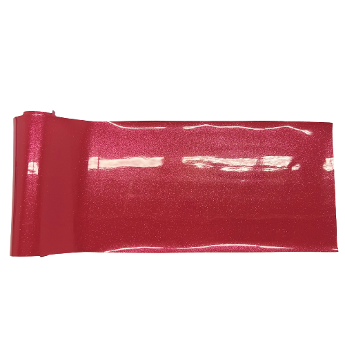 Hot Pink Sparkle Glitter Vinyl Fabric - Fashion Fabrics LLC