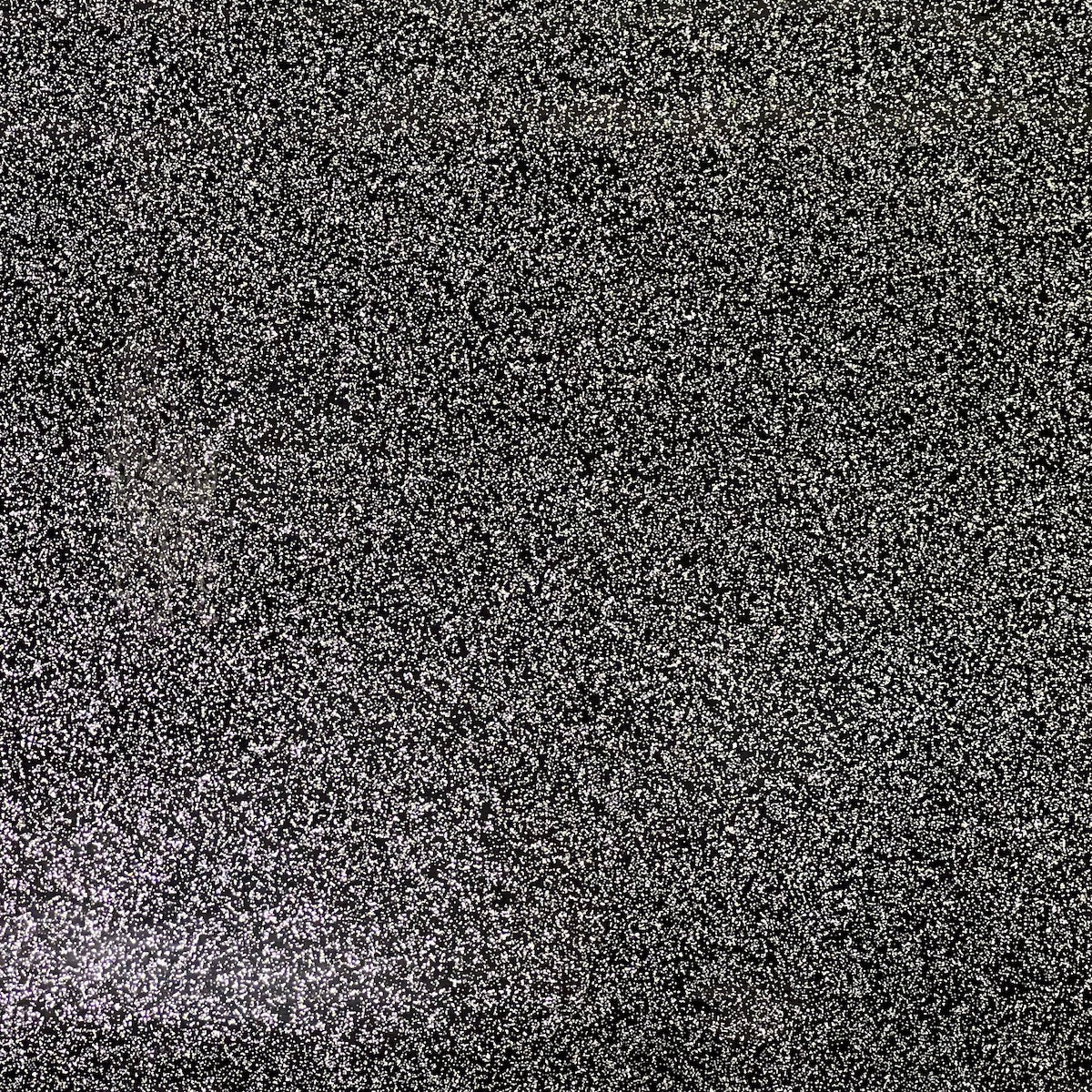 Black High Gloss Glitter + Sparkle Vinyl Upholstery Fabric By The