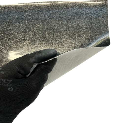 Black Sparkle Glitter Vinyl Fabric - Fashion Fabrics LLC