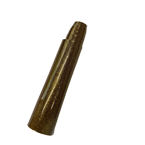 Dark Gold Sparkle Glitter Vinyl Fabric - Fashion Fabrics LLC