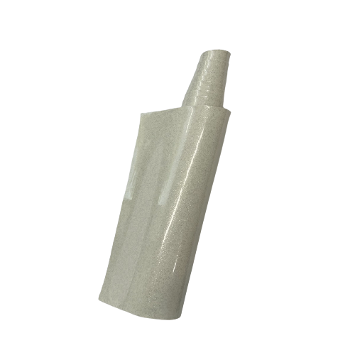 White Sparkle Glitter Vinyl Fabric - Fashion Fabrics LLC