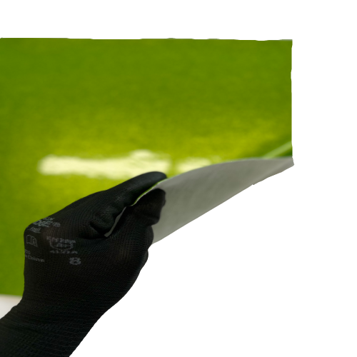 Lime Green Sparkle Glitter Vinyl Fabric - Fashion Fabrics LLC