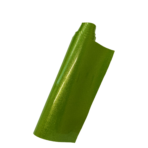 Lime Green Sparkle Glitter Vinyl Fabric - Fashion Fabrics LLC
