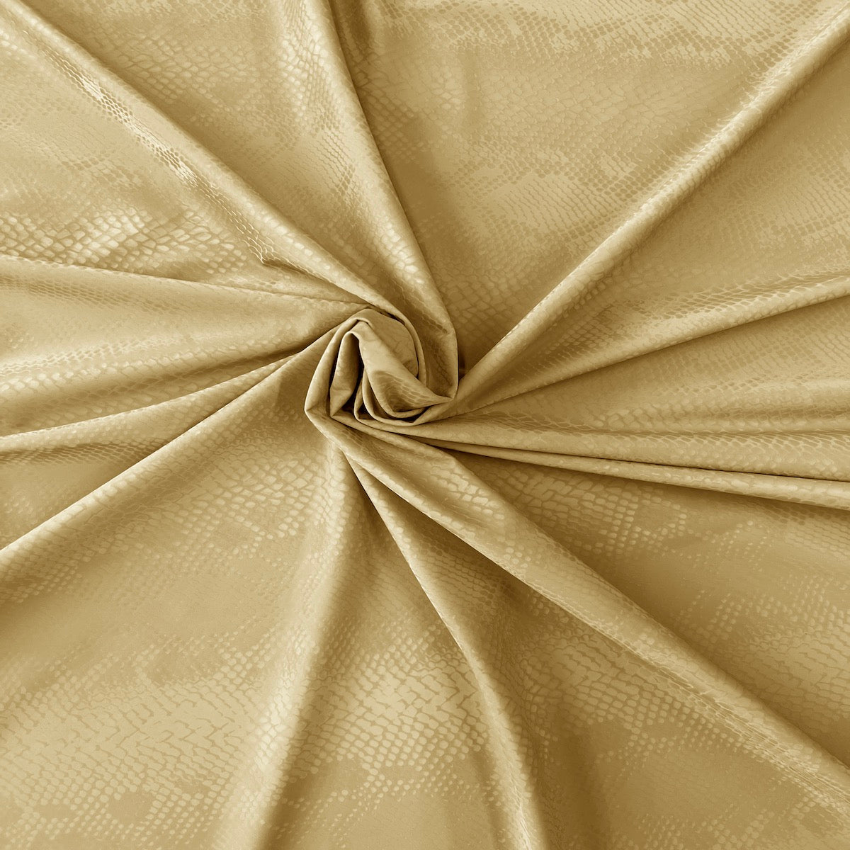 Tan Beige Matte Serpente Snakeskin Spandex Fabric - Fashion Fabrics LLC