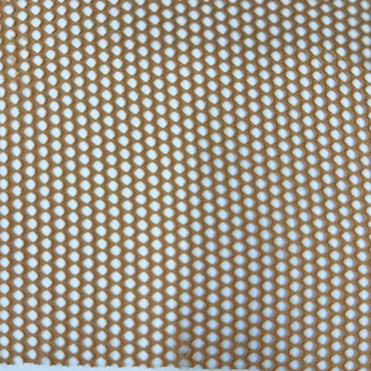 Taupe Brown Crochet Fishnet Netting Spandex Fabric - Fashion Fabrics LLC