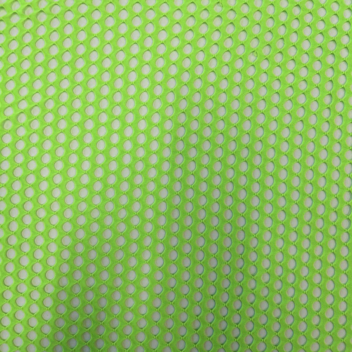 Neon Green Crochet Fishnet Netting Spandex Fabric - Fashion Fabrics LLC