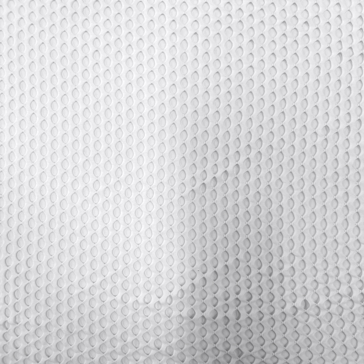 White Crochet Fishnet Netting Spandex Fabric - Fashion Fabrics LLC