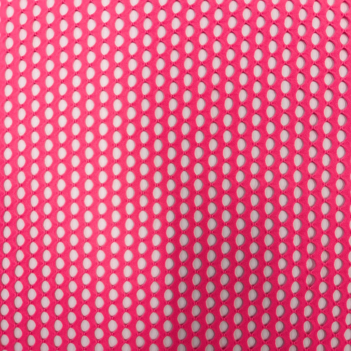 Neon Pink Crochet Fishnet Netting Spandex Fabric - Fashion Fabrics LLC
