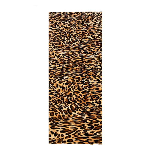 Snow Leopard Print Stretch Velvet Fabric - Fashion Fabrics LLC
