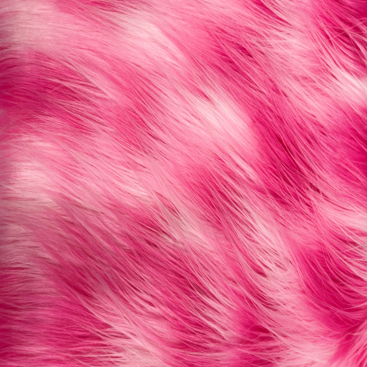 Three Tone Shaggy Faux Fur Fabric