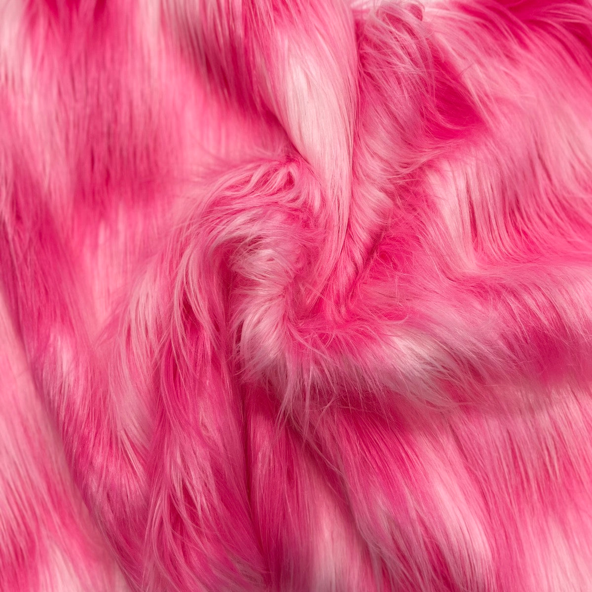 Three Tone Shaggy Faux Fur Fabric
